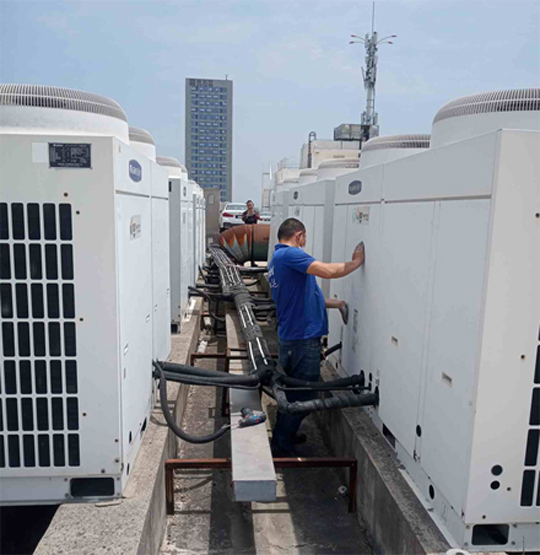 宁河中央空调制热和不制冷系统维修方法